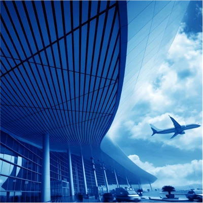 Ferme de terminal d'aéroport