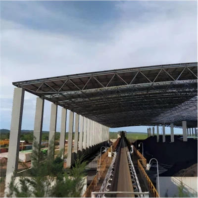 Cadre spatial de hangar à charbon sec pour centrale électrique